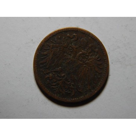 František Josef I. 2 Heller 1897 F-VF č21147
