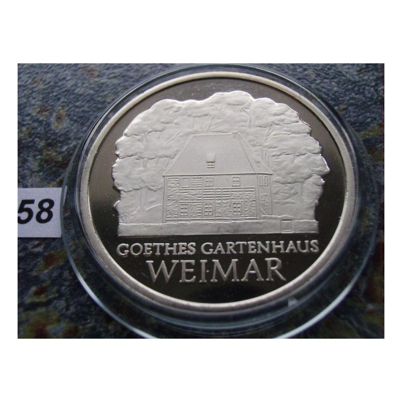 Germany DDR 5 Mark 1982 PROOF Todestag J. W. von Goethe RRRR čŠU017 Germany DDR 5 Mark 1982 PROOF Todestag J. W. von Goethe RRRR čŠU017
