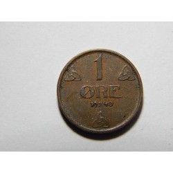 Norsko 1 Ore 1940 XF č23120