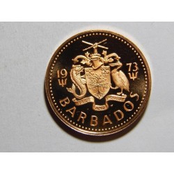 Barbados 1 Cent 1973 PROOF č32028
