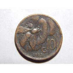 Itálie 10 Centesimi 1923 VF č11921 