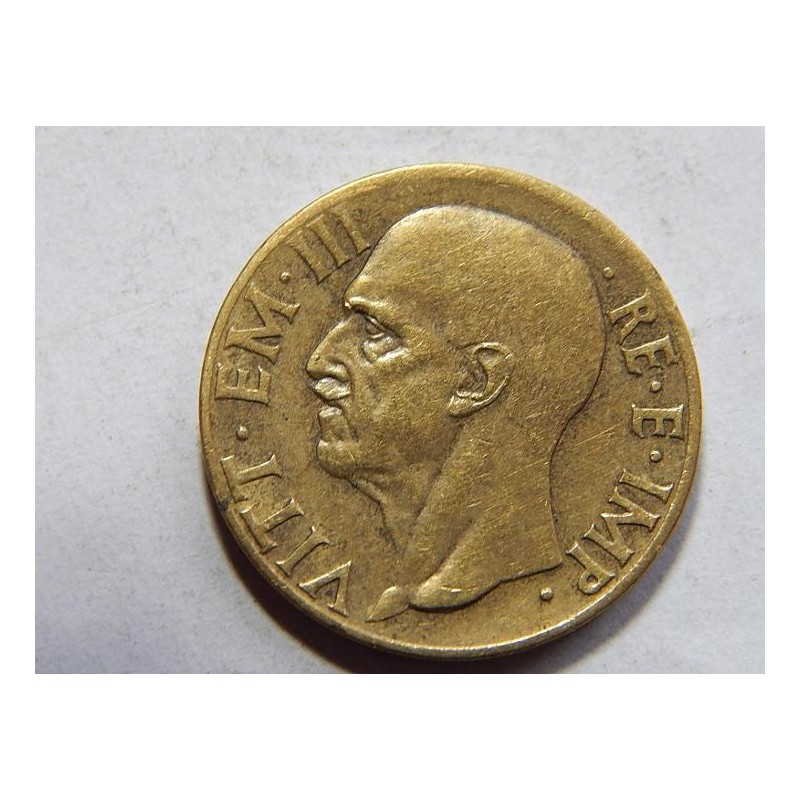 Itálie 10 Centesimi 1939 Bronz XF č20038 