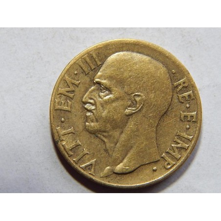 Itálie 10 Centesimi 1939 Bronz XF č20038 