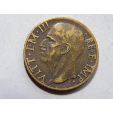 Itálie 10 Centesimi 1940 Bronz VF-XF č20064 