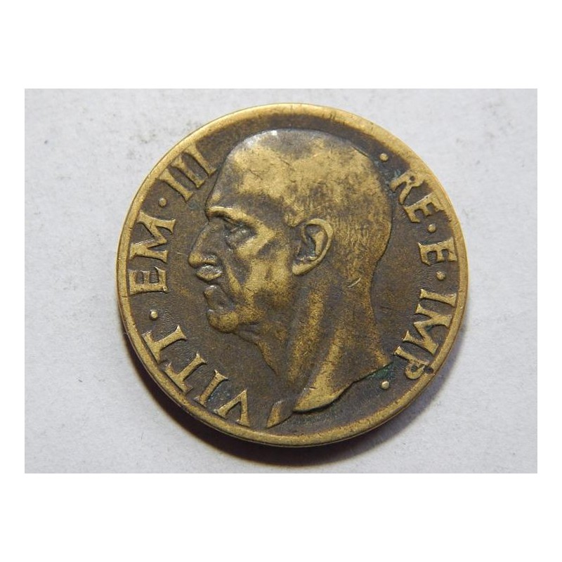 Itálie 10 Centesimi 1940 Bronz VF-XF č20001 Itálie 10 Centesimi 1940 Bronz VF-XF č20001