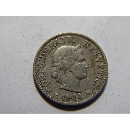 Švýcarsko 5 Rappen 1914 B VF č11824 
