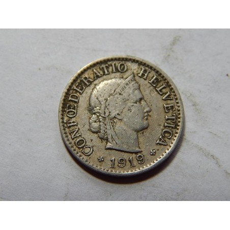 Švýcarsko 5 Rappen 1919 B VF č11045 