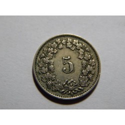 Švýcarsko 5 Rappen 1928 B XF č11090 