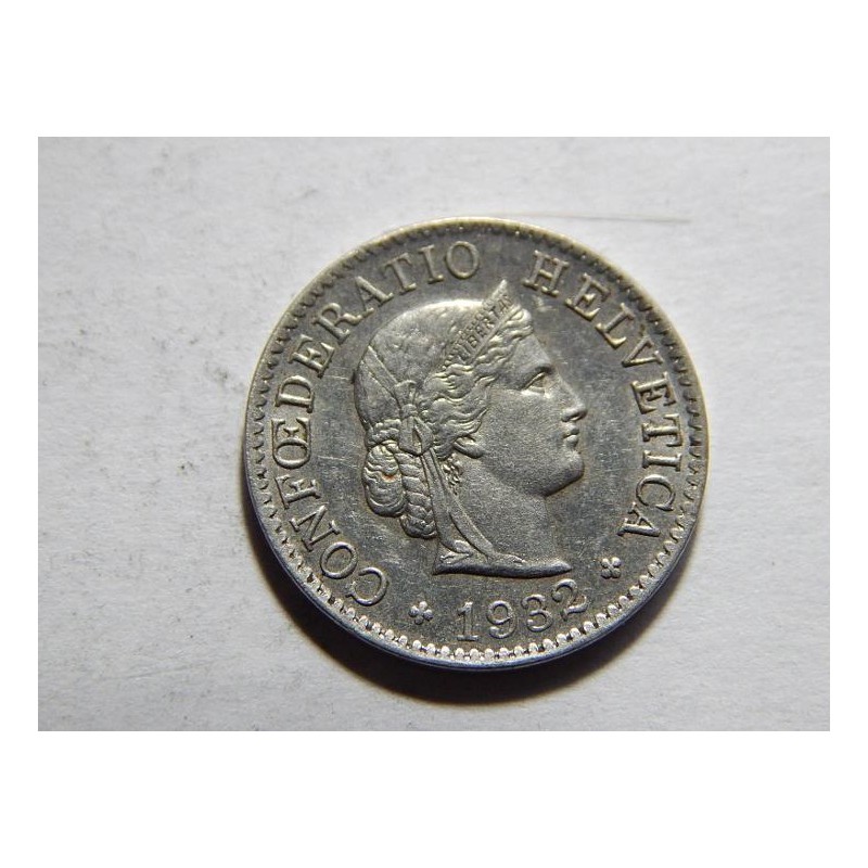 Švýcarsko 5 Rappen 1932 B UNC č11148 Švýcarsko 5 Rappen 1932 B UNC č11148