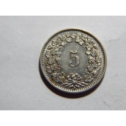 Švýcarsko 5 Rappen 1932 B XF č11097 
