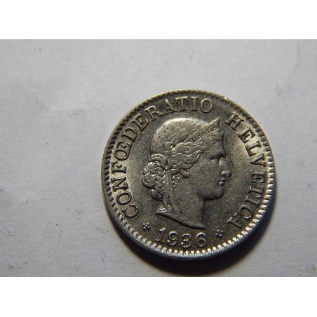 Švýcarsko 5 Rappen 1936 B RR XF č11433 