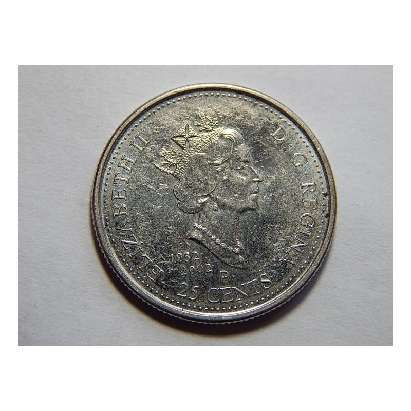 Kanada 25 Cents 2002 pamětní XF č20274 Kanada 25 Cents 2002 pamětní XF č20274