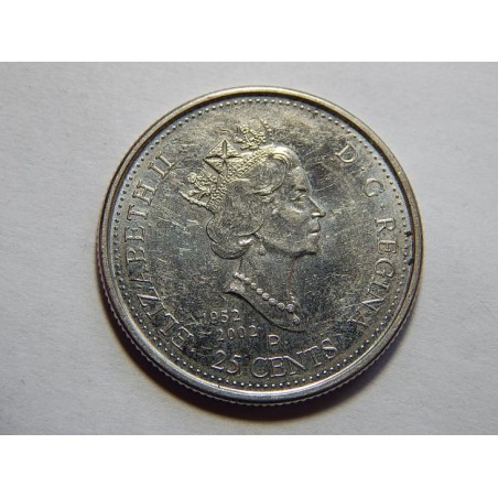 Kanada 25 Cents 2002 pamětní XF č20274