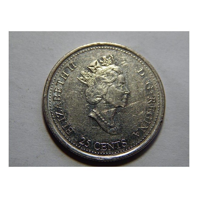 Kanada 25 Cents 2000 pamětní VF-XF č20302 Kanada 25 Cents 2000 pamětní VF-XF č20302
