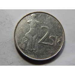 Slovensko 2 Koruny 1995 XF č20366 