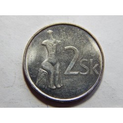 Slovensko 2 Koruny 2001 XF-UNC č20340