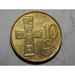 Slovensko 10 Korun 2003 XF-UNC č20223