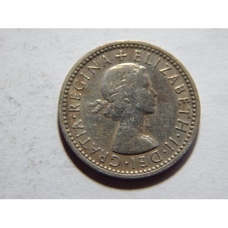 Anglie 6 Pence 1958 XF č11171 