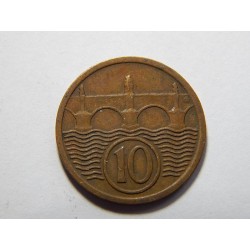 Československo 10 Haléřů 1922 XF č20423 
