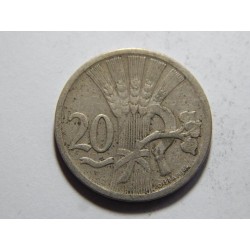 Československo 20 Haléřů 1924 VF-XF č20478