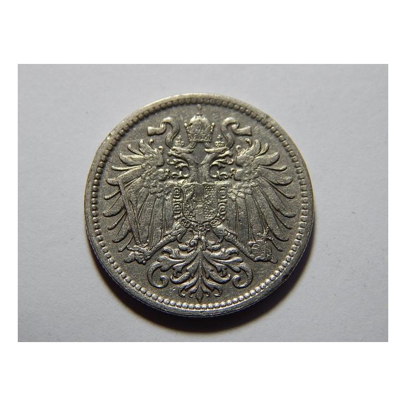 František Josef I. 10 Heller 1907 F-VF č20599 František Josef I. 10 Heller 1907 F-VF č20599