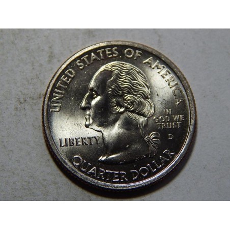 USA ¼ Dollar 2002 D Lousiana UNC č20142 