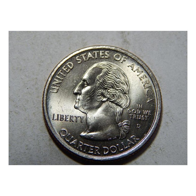 USA ¼ Dollar 2002 D Lousiana UNC č20165 USA ¼ Dollar 2002 D Lousiana UNC č20165
