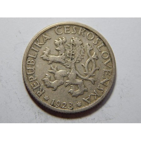 Československo 1 Koruna 1923 XF č21237 