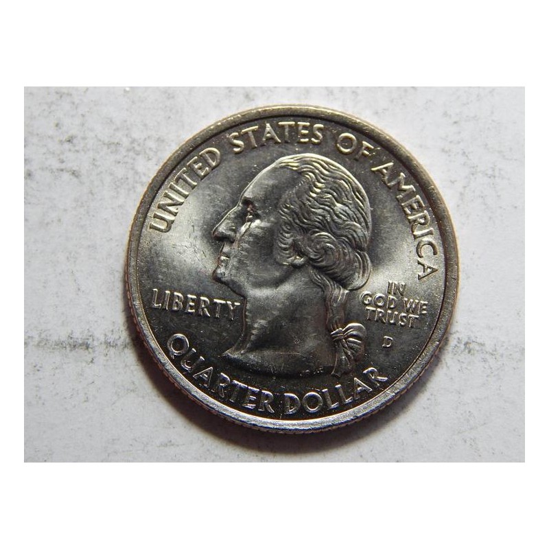 USA ¼ Dollar 2001 D Rhode Island UNC č37298 USA ¼ Dollar 2001 D Rhode Island UNC č37298