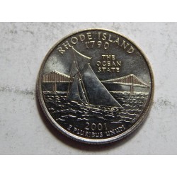 USA ¼ Dollar 2001 D Rhode Island UNC č37298