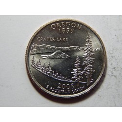 USA ¼ Dollar 2005 D Oregon UNC č37318