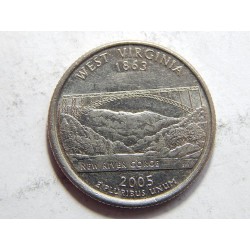 USA ¼ Dollar 2005 D West Virginia UNC č37044 