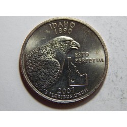 USA ¼ Dollar 2007 P Idaho UNC č21699 