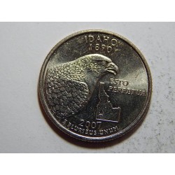 USA ¼ Dollar 2007 P Idaho UNC č21748 