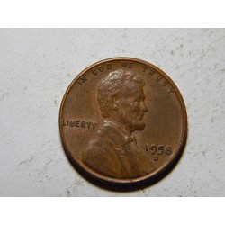 USA 1 Cent 1958 D XF č30679