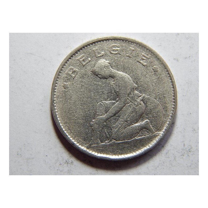 Belgie N. legenda 1 Francs 1923 VF-XF č37107 Belgie N. legenda 1 Francs 1923 VF-XF č37107