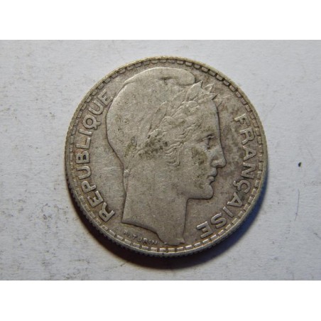 Francie 10 Francs 1934 Ag XF č21258