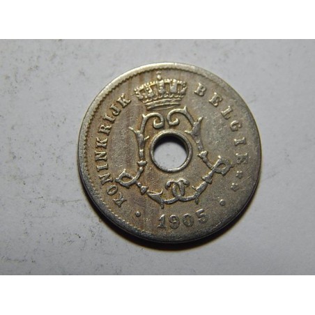 Belgie N. legenda 5 Centimes 1905 VF-XF č37567 