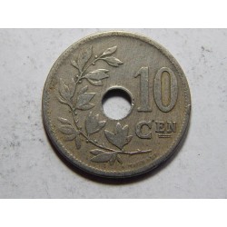 Belgie N. legenda 10 Centimes 1904 VF č37133 