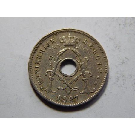 Belgie N. legenda 5 Centimes 1927 VF-XF č37416 