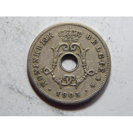 Belgie N. legenda 10 Centimes 1903 (small date) XF č37180