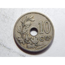 Belgie N. legenda 10 Centimes 1903 (small date) XF č37180