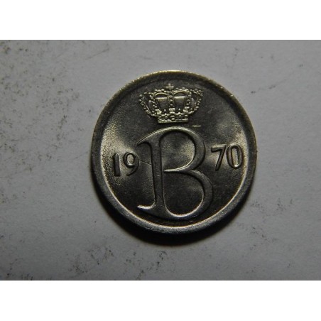 Belgie N. legenda 25 Centimes 1970 UNC č37634 
