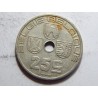 Belgie N. legenda 25 Centimes 1938 XF č36645 