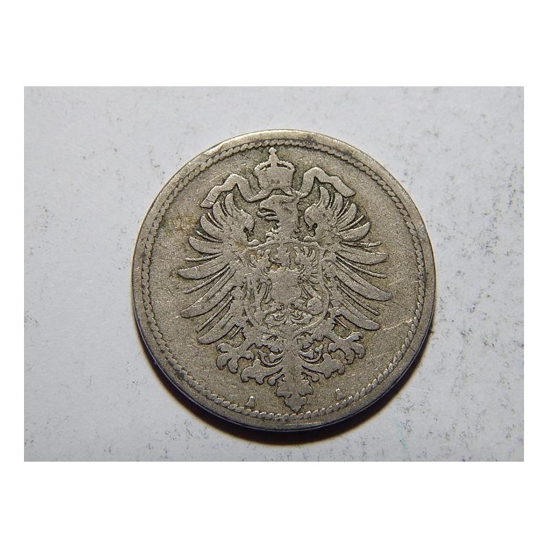 Německo Císařství 10 Pfennig 1888 A VF č20824 Německo Císařství 10 Pfennig 1888 A VF č20824