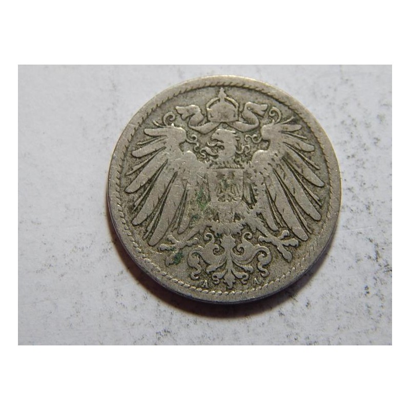 Německo Císařství 10 Pfennig 1898 A VF č21768 Německo Císařství 10 Pfennig 1898 A VF č21768