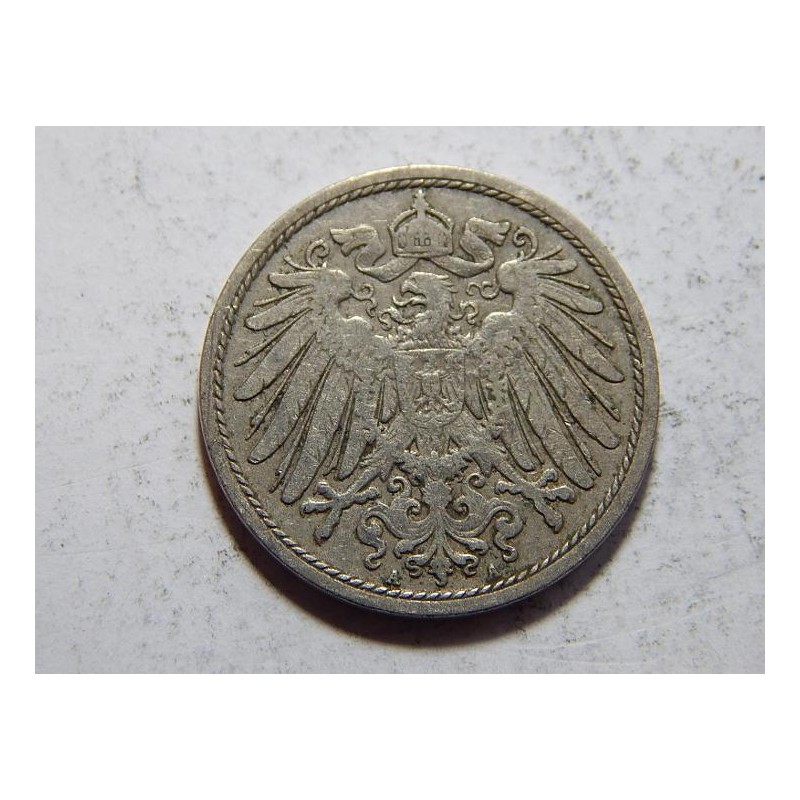 Německo Císařství 10 Pfennig 1899 A XF č21737 Německo Císařství 10 Pfennig 1899 A XF č21737