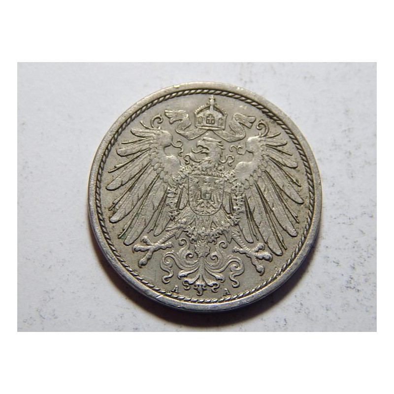 Německo Císařství 10 Pfennig 1915 A XF č20746 Německo Císařství 10 Pfennig 1915 A XF č20746