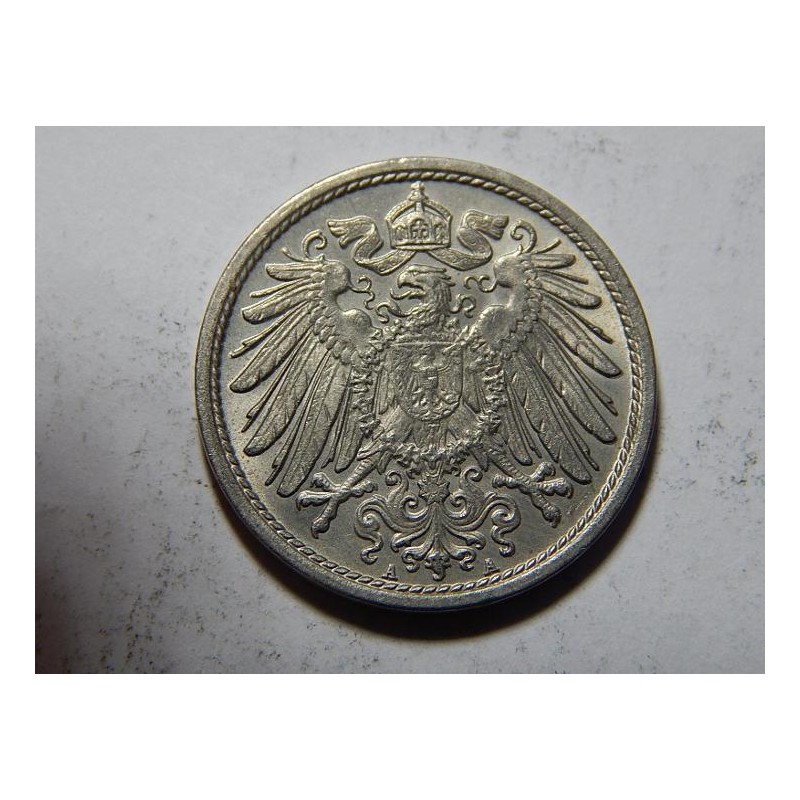 Německo Císařství 10 Pfennig 1914 A XF-UNC č20808 Německo Císařství 10 Pfennig 1914 A XF-UNC č20808