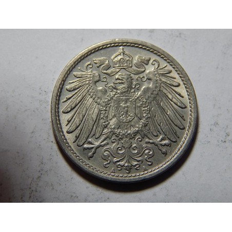 Německo Císařství 10 Pfennig 1914 A XF-UNC č20808 